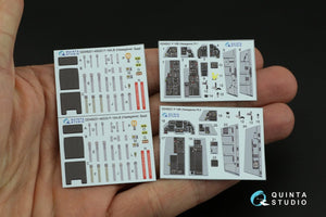 Quinta Studio QD48221 F-16B 3D-Printed &amp;amp; coloured Interior on decal paper (Hasegawa) 1/48 – Bild 6