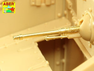 Aber 35L-207 Barrels for British WWI Tank Mk.V Male for 6 pdr (57mm) gun x 2pcs. 8mm Hotchkiss m.1909 x 4pcs. 1/35 – imagen 5