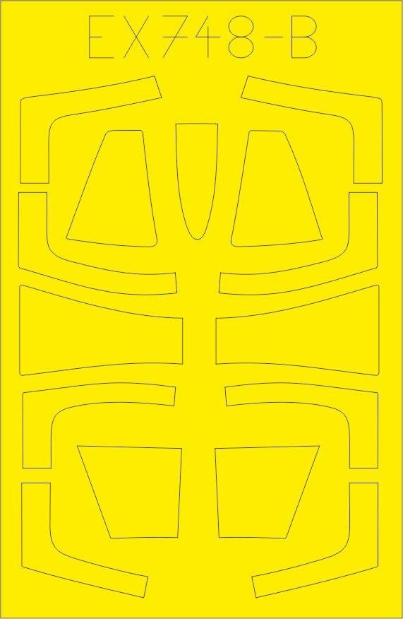 Eduard EX748 F-104DJ TFace pour maquette Kinetic au 1/48 – image 2