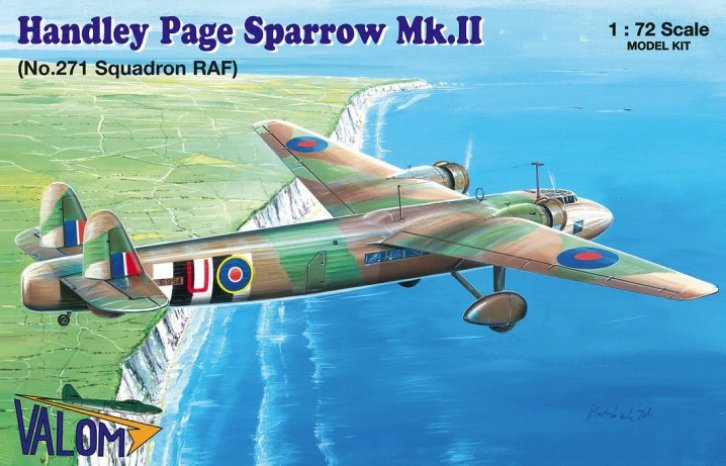 Valom 72117 Handley-Page Sparrow Mk.II 271. Sqn Normandie 1/72