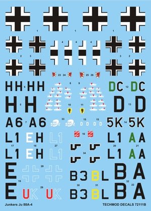 Techmod 72111 - Junkers Ju 88A-4 (1/72) 