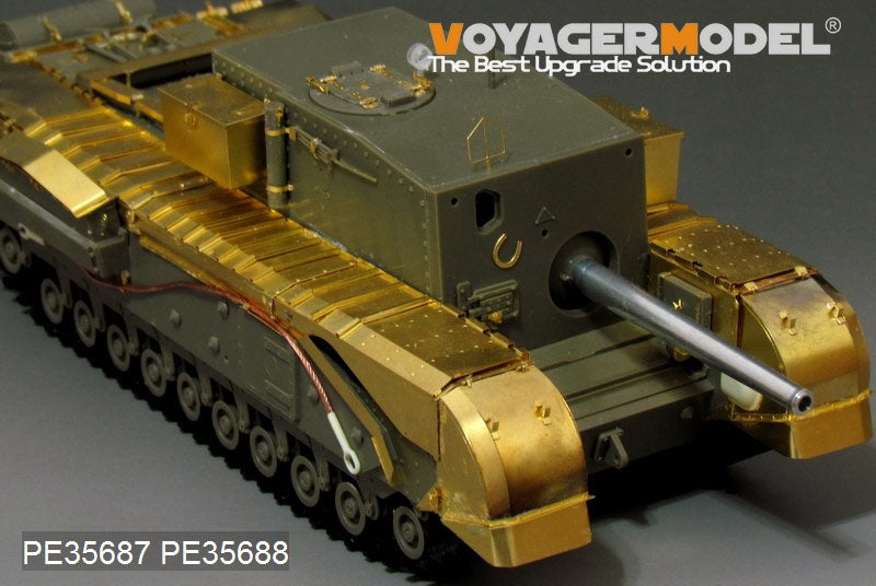 Maquette Voyager PE35688, canon Churchill britannique de 3 pouces (76 mm) de la Seconde Guerre mondiale, 20 ailes de canon CWT pour AF35253, échelle 1/35 – image 5