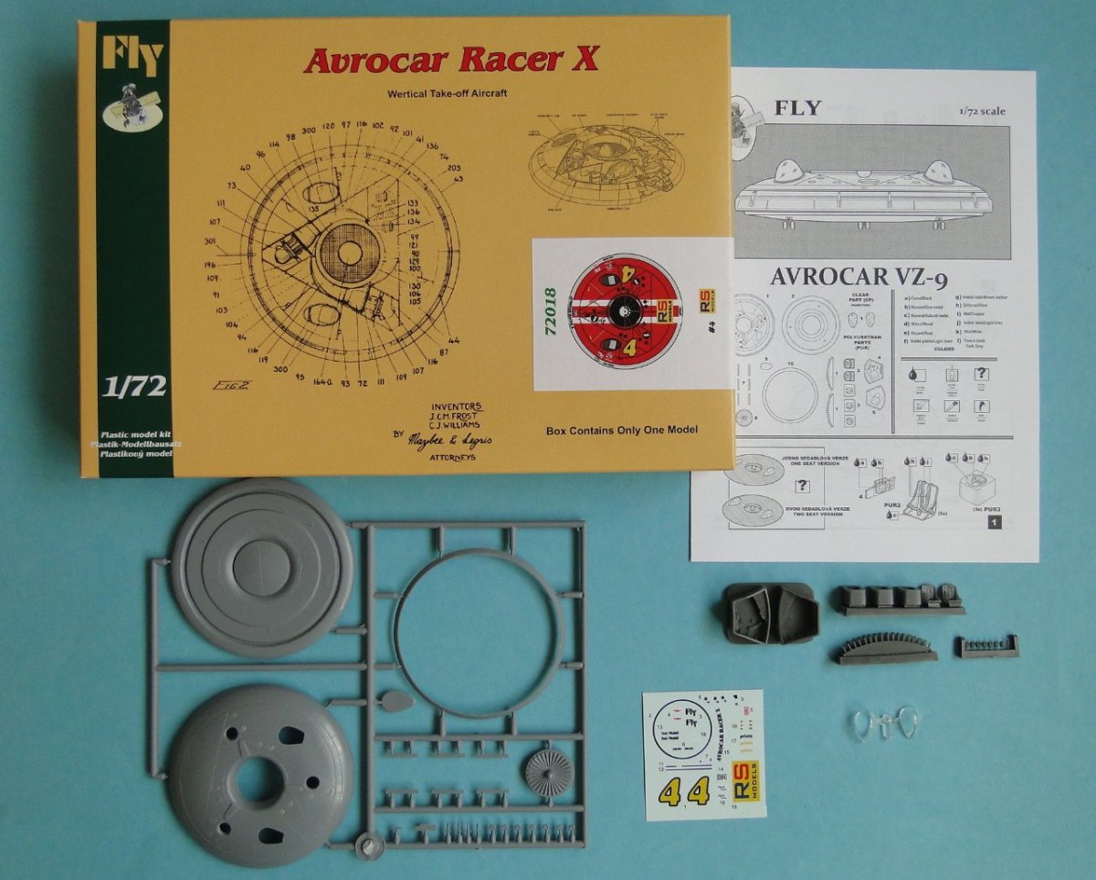 Fly 72018 Avrocar Racer X 1/72 – Bild 2