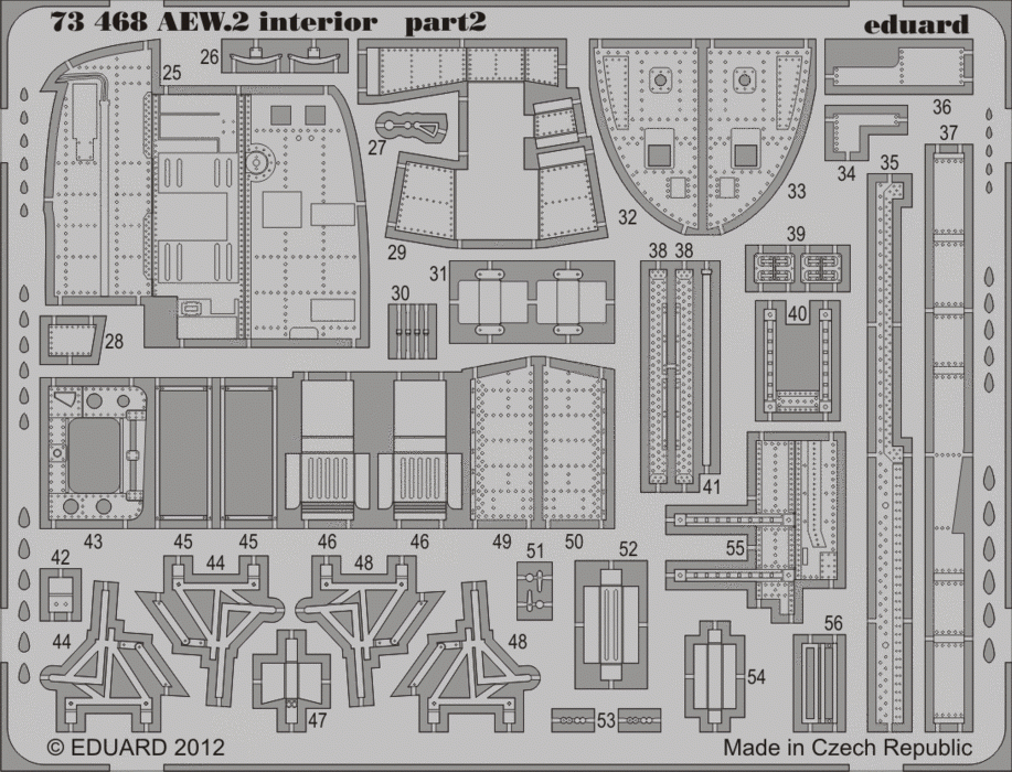 Eduard 73468 Sea King AEW.2 interior S. A. 1/72 CYBER HOBBY – imagen 3