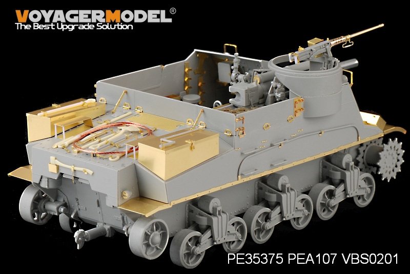 Voyager Model PE35375 WWII US M7 Priest Mid Production w/Ammunition case/telephone set for DRAGON 6637 1/35 – image 10