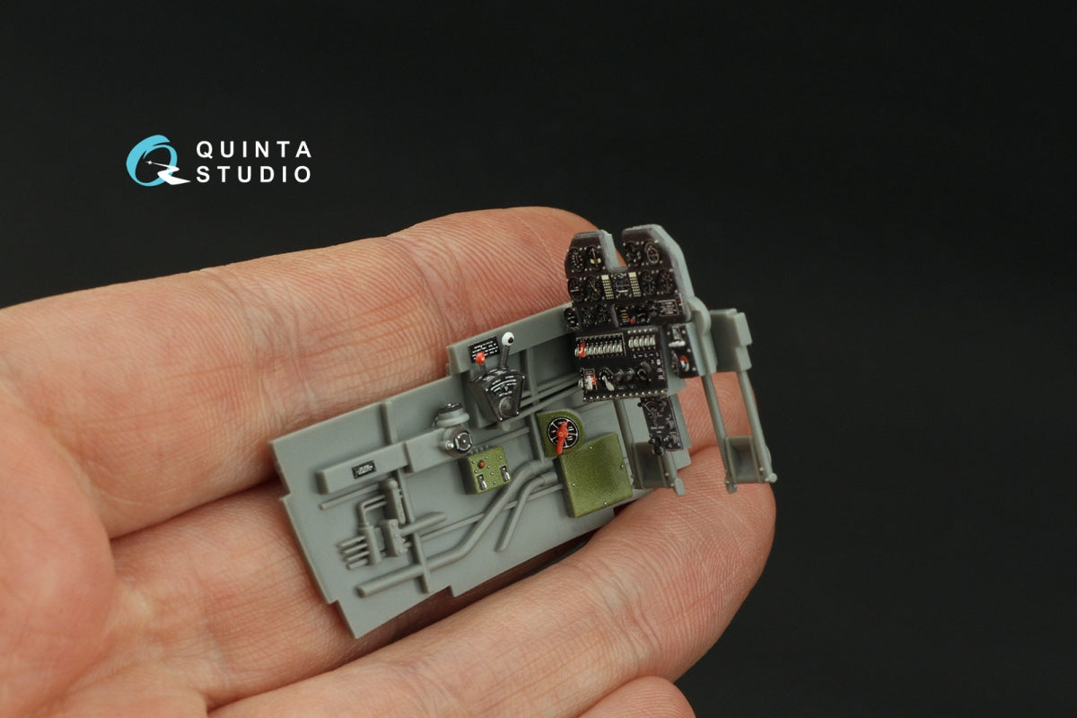 Quinta Studio QD32217 P-40N early 3D-Printed coloured Interior on decal paper (Hasegawa/Eduard) 1/32 – Bild 8