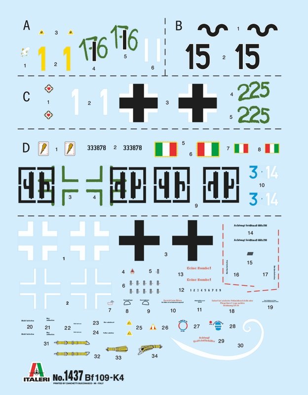 Italeri 2805 Bf 109 K-4 1/48 – zdjęcie 10
