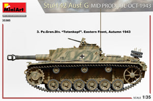 MiniArt 35385 StuH 42 Ausf. G MID PROD. JUL-OCT 1943 1/35 – immagine 7