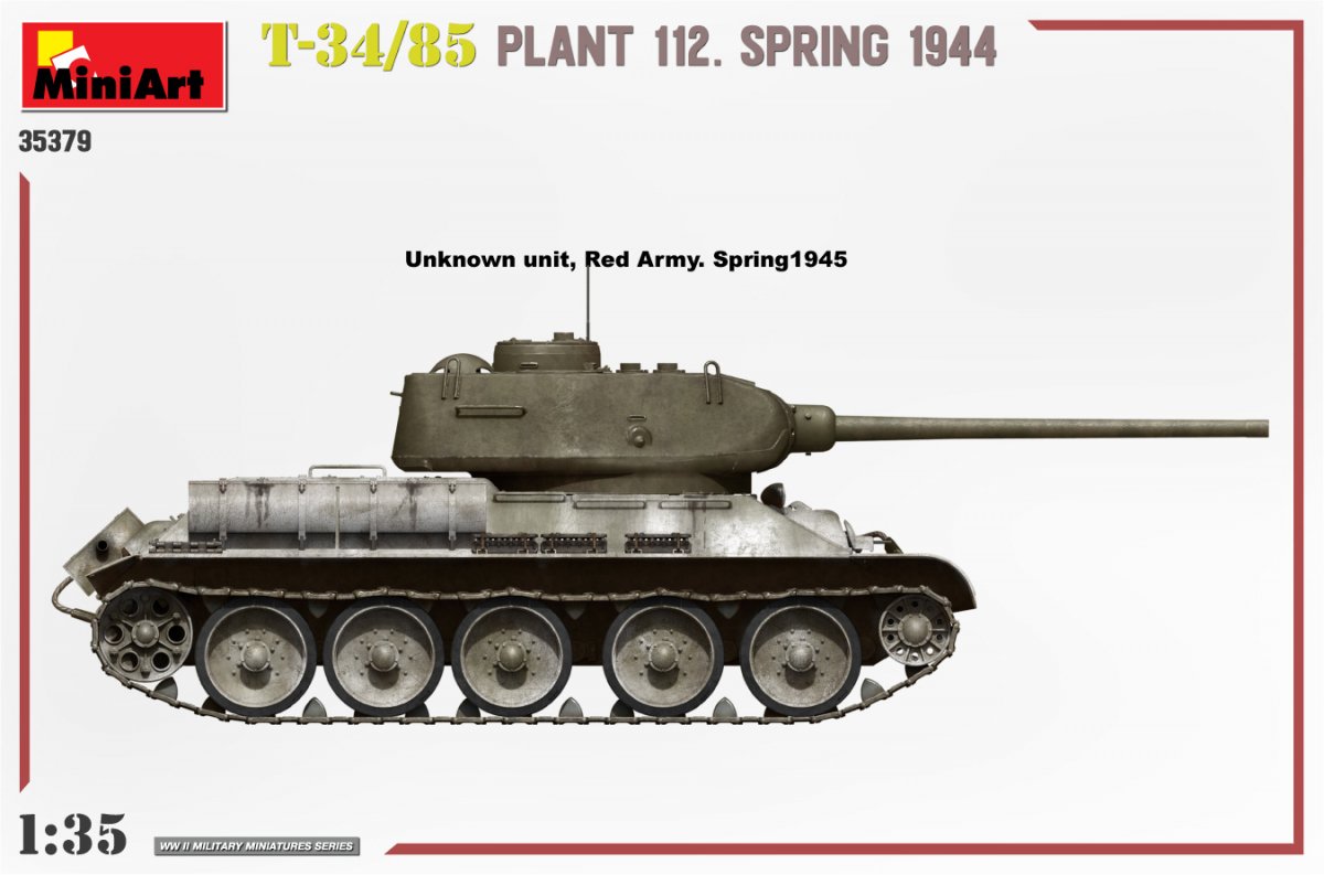 MiniArt 35379 T-34/85 PLANT 112. SPRING 1944 1/35 – imagen 9