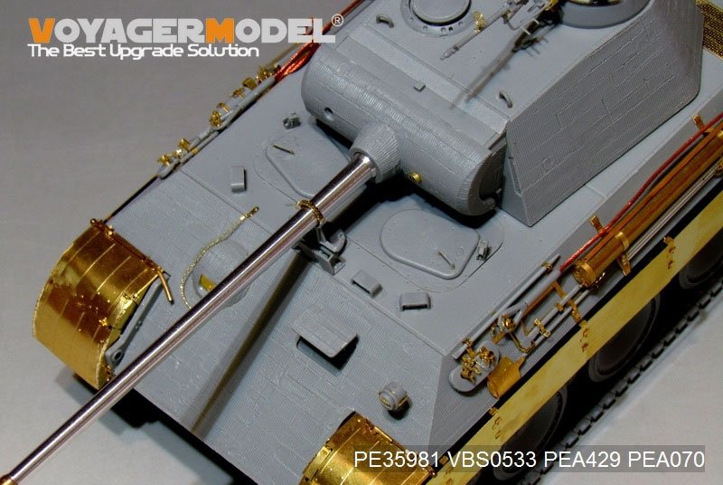 Maquette Voyager PE35981 Char Panther A allemand de la Seconde Guerre mondiale (modèle de base) pour TAKOM au 1/35 – image 14