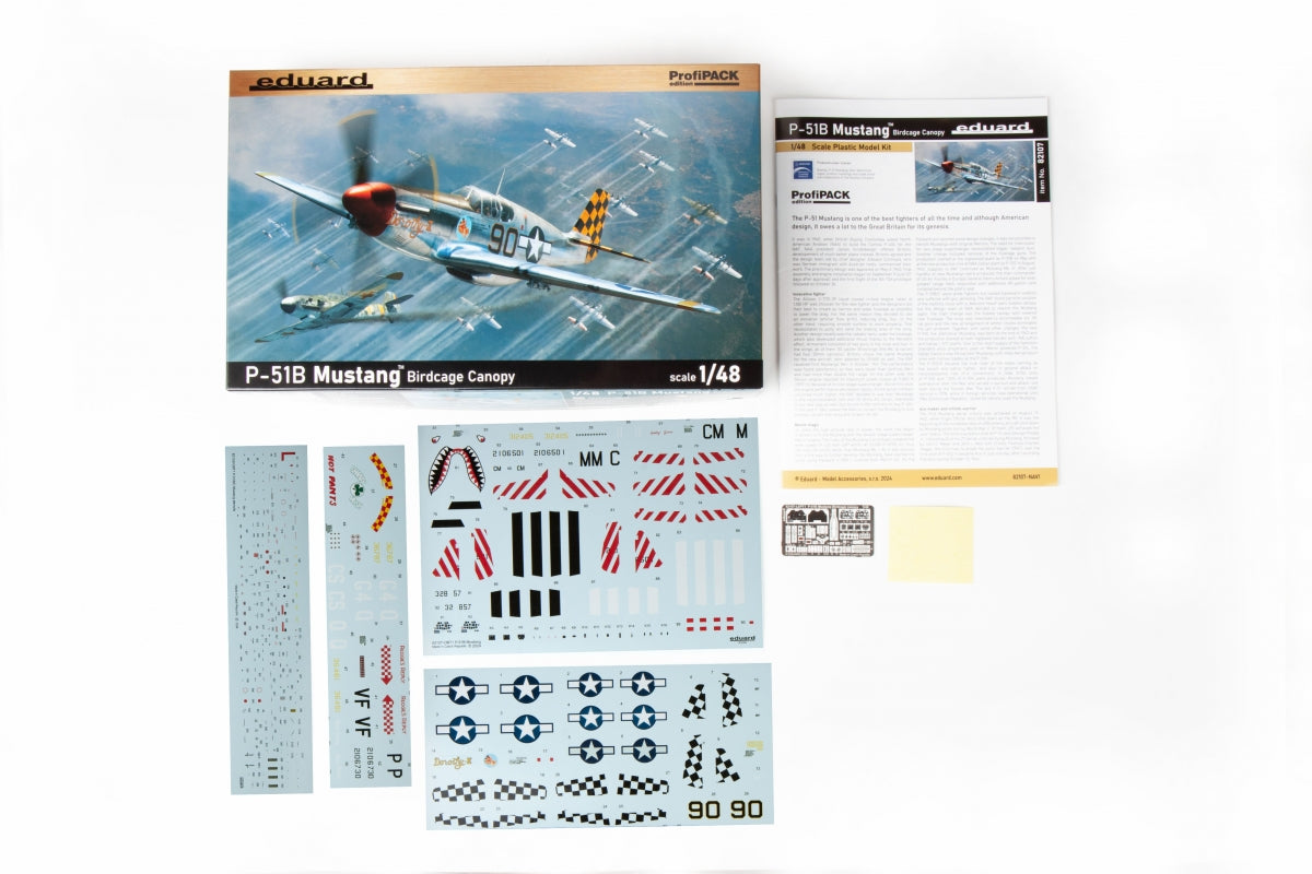 Eduard 82107 P-51B Mustang Birdcage canopy 1/48 – Bild 3
