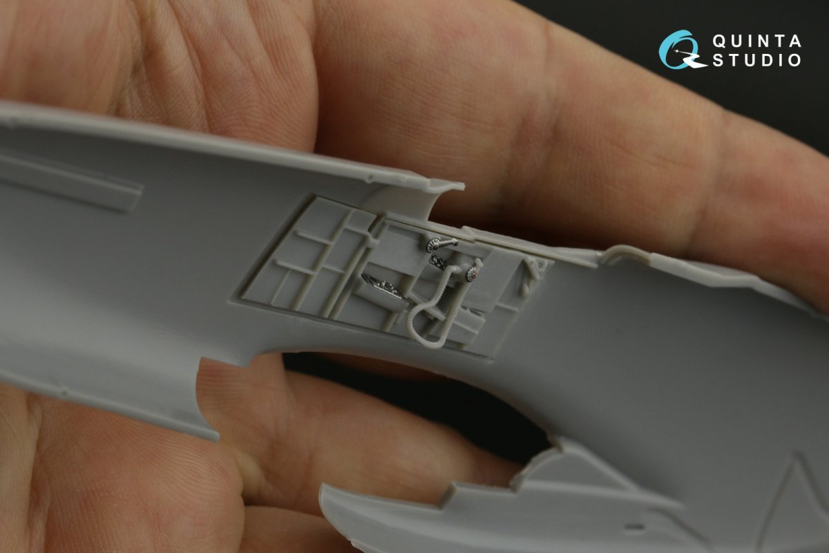 Quinta Studio QDS-48363 F-82F Twin Mustang 3D-Printed &amp;amp; coloured Interior on decal paper (Modelsvit) (Small version) 1/48 – immagine 6