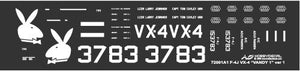HobbyDecal AL72001V1 F-4J VX-4 Vandy1 Black Bunny October 1972 1/72 – Bild 3