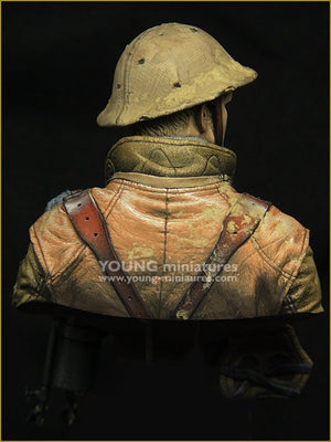 Young Miniatures YM1875 British LEWIS Gunner WWI 1/10 – imagen 6