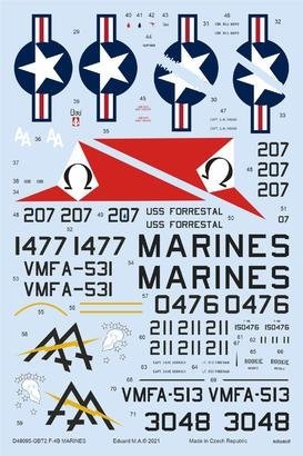 Eduard D48095 F-4B MARINES TAMIYA 1/48 – Bild 2