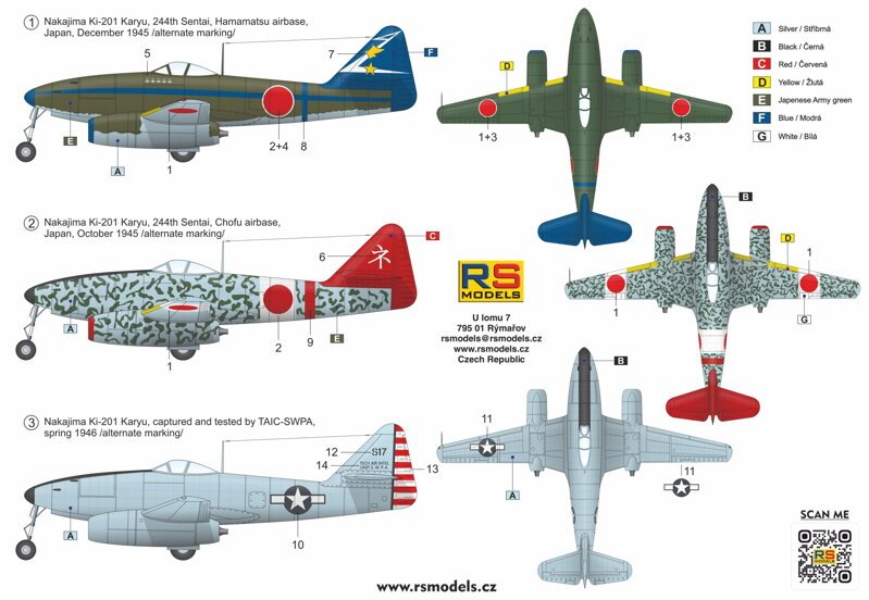 RS Models 92274 Nakajima Ki-201 Karyu 1/72 – zdjęcie 2