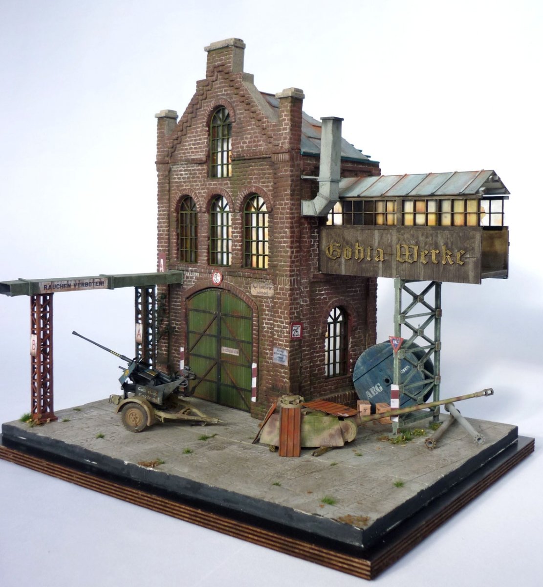 RT-Diorama 35288 Diorama-Base: &amp;quot;Gohta Werke&amp;quot; 1/35 – immagine 12