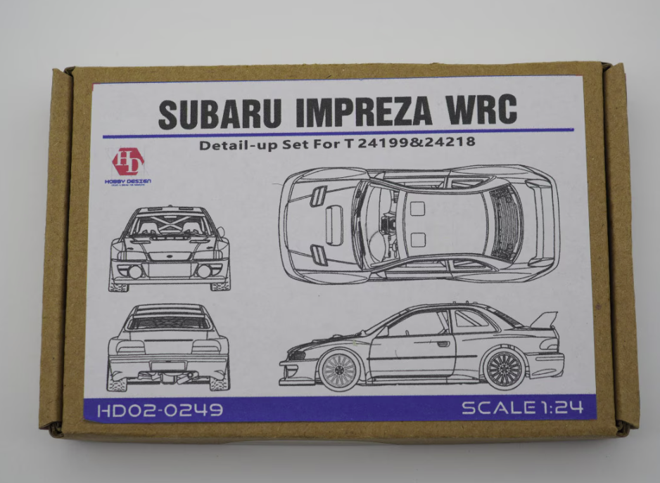 Hobby Design HD02-0249 Photoetch Detail-Up Set for Subaru Impreza WRC 98 Tamiya 1/24 – imagen 2