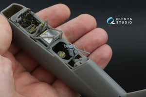Quinta Studio QD+48582 Westland Lysander Mk.I 3D-Printed &amp;amp; coloured Interior on decal paper (Airfix) (with 3D-printed resin parts) 1/48 – immagine 9