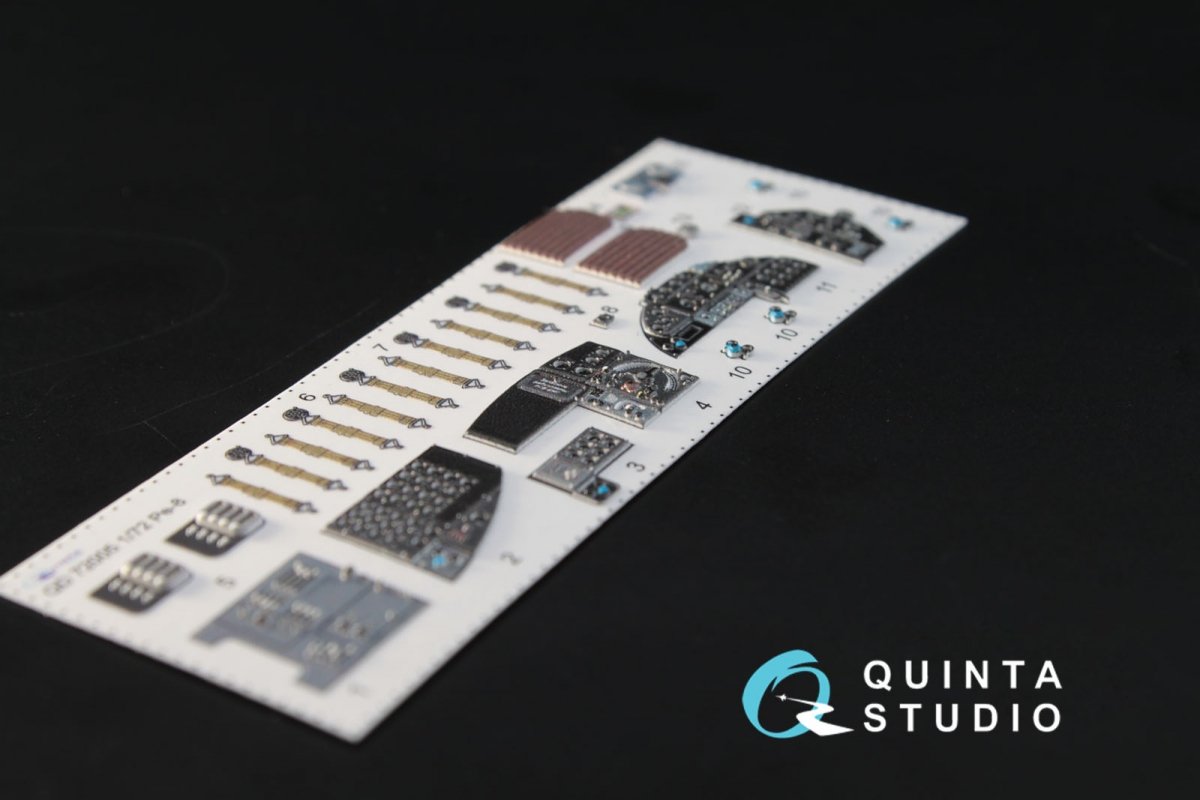 Intérieur imprimé en 3D et coloré sur papier décalcomanie pour le modèle Zvezda 1/72 (QD72005 Pe-8/TB-7 de Quinta Studio). – image 2