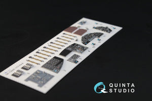 Intérieur imprimé en 3D et coloré sur papier décalcomanie pour le modèle Zvezda 1/72 (QD72005 Pe-8/TB-7 de Quinta Studio). – image 2