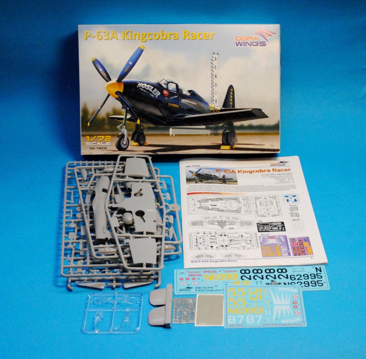 Dora Wings 72010 P-63A Kingcobra Racer 1/72 – Bild 3