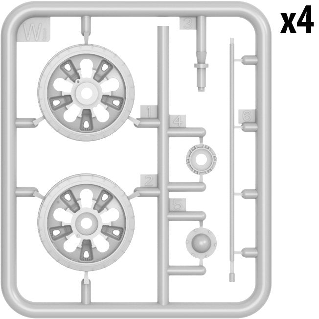 MiniArt 37060 T-62 WHEELS SET 1/35 – imagen 4