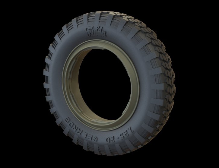 Panzer Art RE35-205 Road wheels for Henschel 33 (gelande pattern) 1/35 – Bild 2