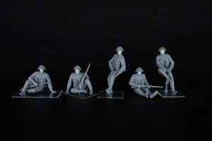 MiniArt 35496 British Tank Riders (NW Europe). Resin Heads 1 1/35 – Bild 8