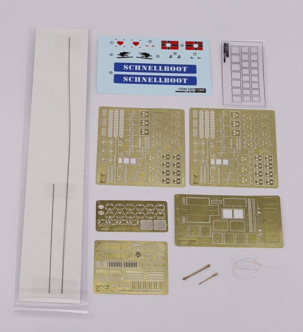 Fore Hobby 1001 Schnellboot S-38 1942 1/72 – imagen 3