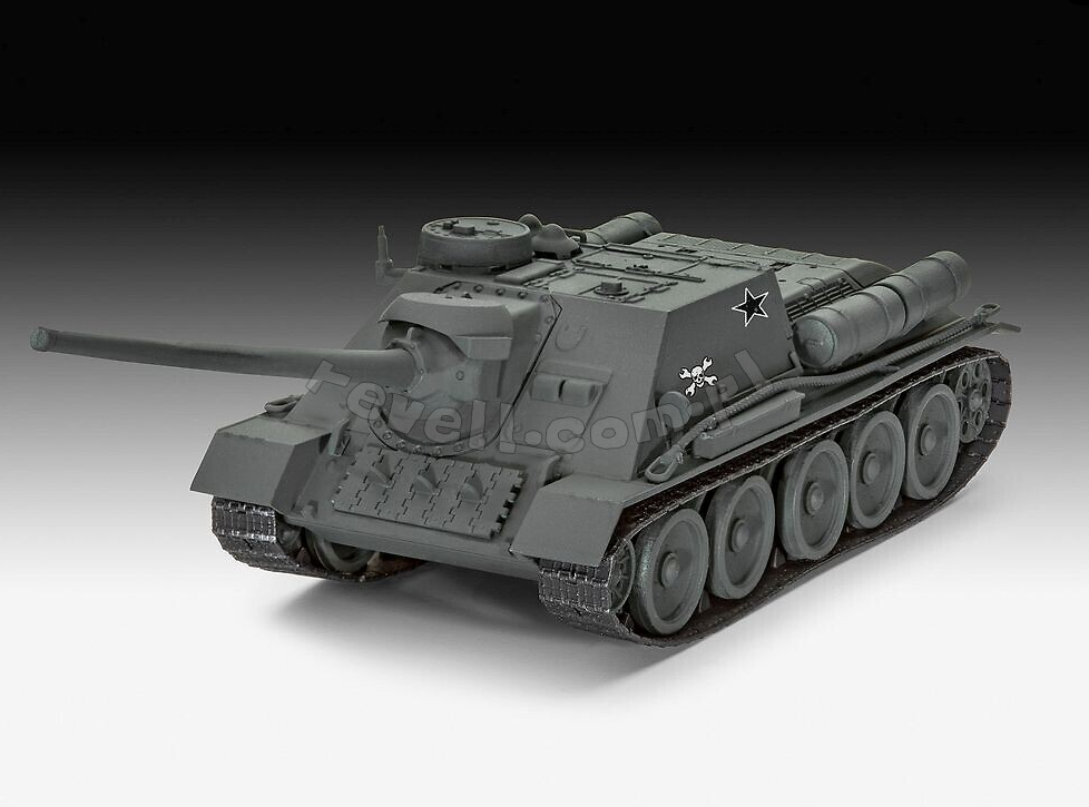 Revell 03507 SU-100 &amp;quot;Easy Click&amp;quot; World of Tanks 1/72 – Bild 2