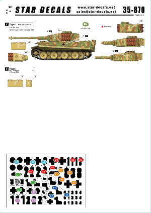 Star Decals 35-870 German Tanks in Italy 1 1/35 – imagen 2