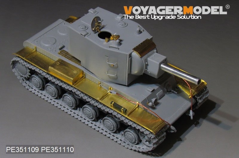 Voyager Model PE351109 WWII Russian KV-2 Basic Upgrade Set For TRUMPETER 1/35 – immagine 4