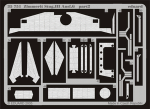 Eduard 35751 Zimmerit StuG. III Ausf. G 1/35 Dragon – image 2