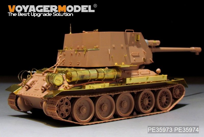 Voyager Model PE35973 Egyptain T-34/122 S.P.G Basic For RFM 5013 1/35 – zdjęcie 7