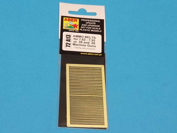 Aber 72A13 Taśmy amunicyjne 7,62-7,92 lub .30 i .50 cala / Ammo belts 7,62-7,92 or .30 and .50 1/72 – immagine 4