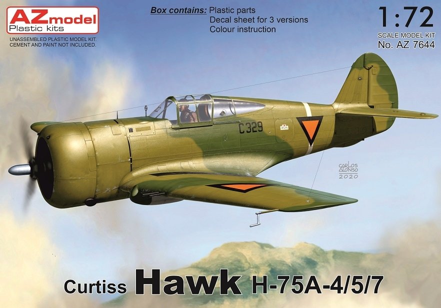 Modèle AZ AZ7644 Curtiss Hawk H-75A-4/5/7 1/72