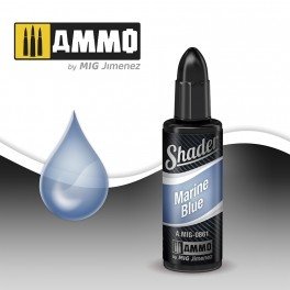 MUNITIONS de Mig Jimenez A.MIG 0861 MARINE BLUE SHADER 10ML
