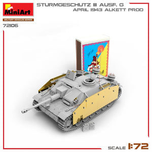 MiniArt 72106 STURMGESCHUTZ III AUSF. G, APRIL 1943 ALKETT PROD. 1/72 – Bild 10