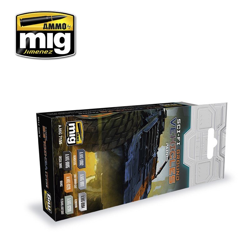 AMMO Mig 7155 SCI-FI GROUND VEHICLES COLOR SET 6x17ml – imagen 2