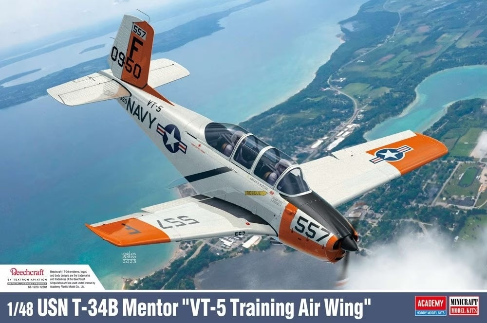 Academy 12361 USN T-34B Mentor &amp;quot;VT-5 Training Air Wing&amp;quot; 1/48