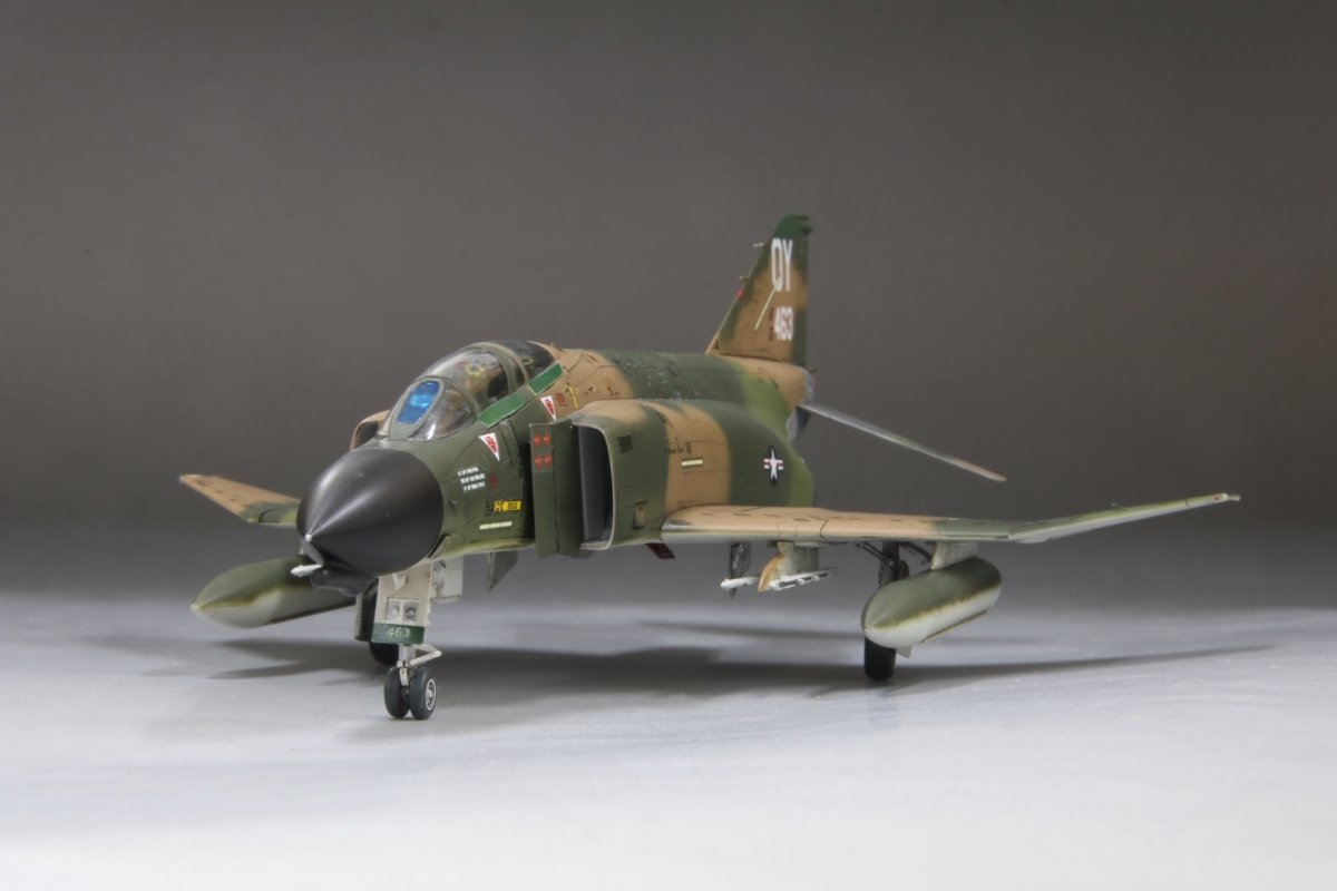 Fine Molds FP47S U.S. AIR FORCE F-4D Jet Fighter The First MiG Ace 1/72 – zdjęcie 5