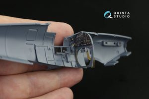 Quinta Studio QD48205 Spitfire Mk.II 3D-Printed &amp;amp; coloured Interior on decal paper (Eduard) 1/48 – immagine 7
