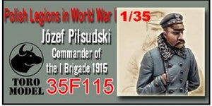 ToRo Model 35F115 Legiony Polskie - Józef Piłsudski - Komendant I Brygady Legionów 1915 / Polish Legions in World war I - Józef Piłsudski - Commander of the I Brigade 1915 1/35 – zdjęcie 2