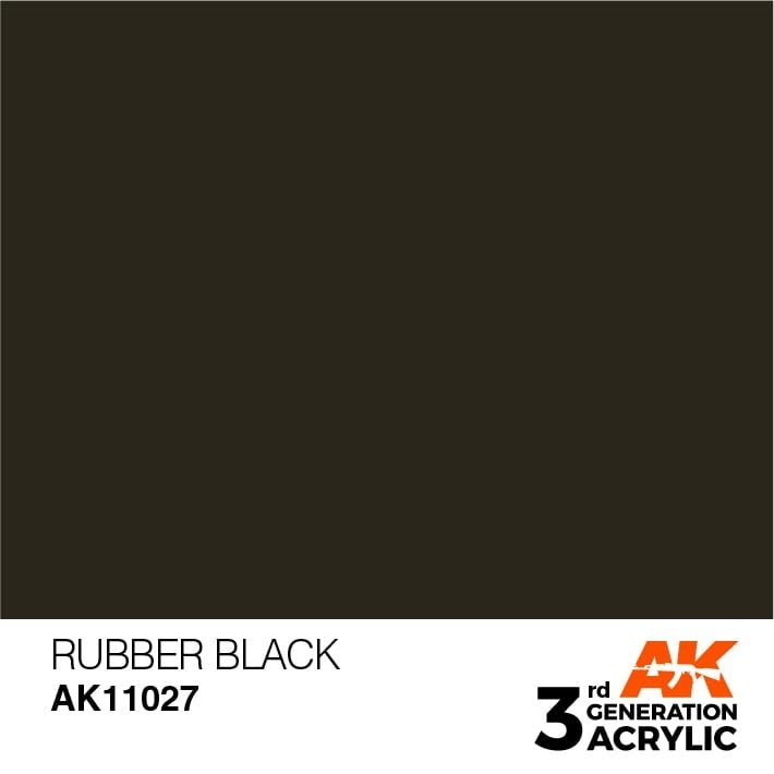 AK Interactive AK11027 Rubber Black 17ml – image 2
