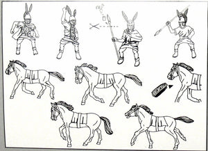 Hat 9054 Italian Cavalry and Command 1/32