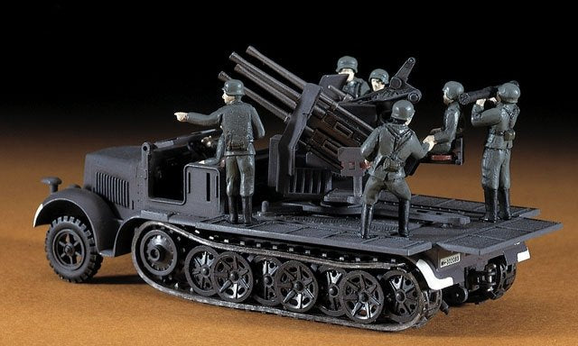 Hasegawa MT14 8TON HALF TRACK QUADRUPLE 20mm AA. 1/72 – immagine 2