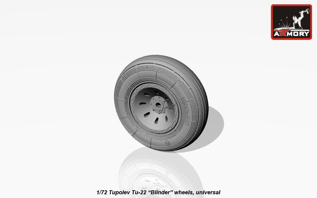 Armory Models AW72043 Tupolev Tu-22 Blinder wheels 1/72 – image 9