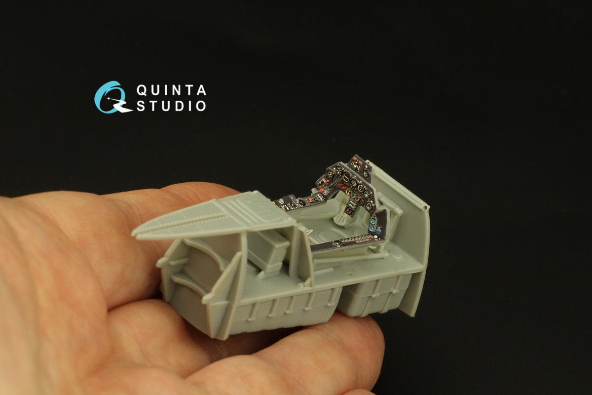 Quinta Studio QD48376 Ta 152H 3D-Printed &amp;amp; coloured Interior on decal paper (Zoukei Mura) 1/48 – Bild 9