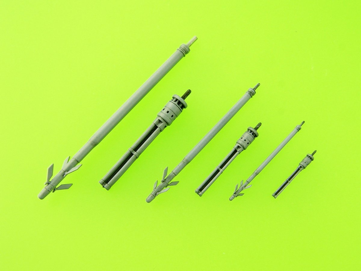 Master AM-48-126 Mi-24 (Hind D/E) - JakB-12.7 machine gun barrel and DUAS probe (metal and resin parts) 1/48 – Bild 13